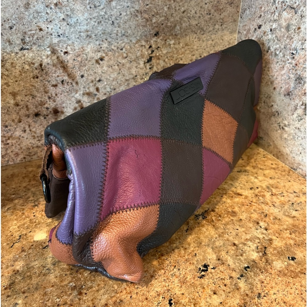 Joe Jeans Patchwork Leather Multi-Colored Clutch … - image 7